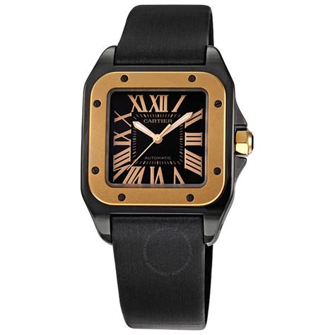 cartier santos 100 pink gold|cartier santos 100 price uk.